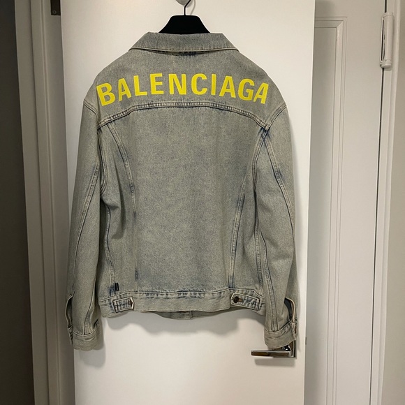 Balenciaga Other - Balenciaga Denim Logo Jacket